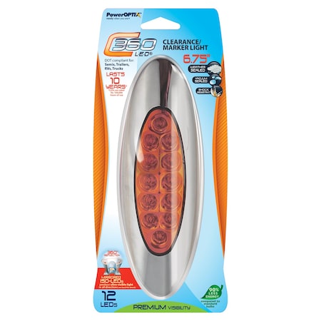 Poweroptix C360 LED LgOval MarkerLght Red 101-005202